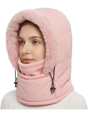 Balaclava Ski Mask Fleece Lined Winter Hood Windproof Face Cover
